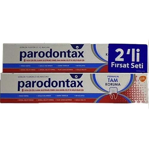 Parodontax Tam Koruma 2Li Fırsat Paketı 50ml+50ml