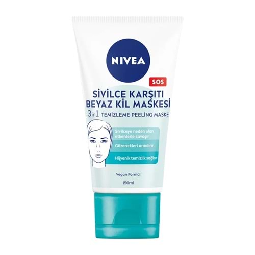 Nivea Sivilce Karşıtı Beyaz Kil Maskesi 150 mL