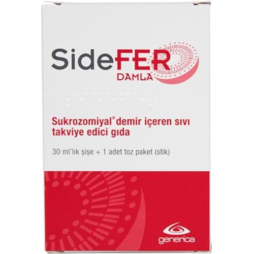 Sıdefer Damla Demır Içeren Sıvı 30Ml lık Sıse+ 1 Toz Paket