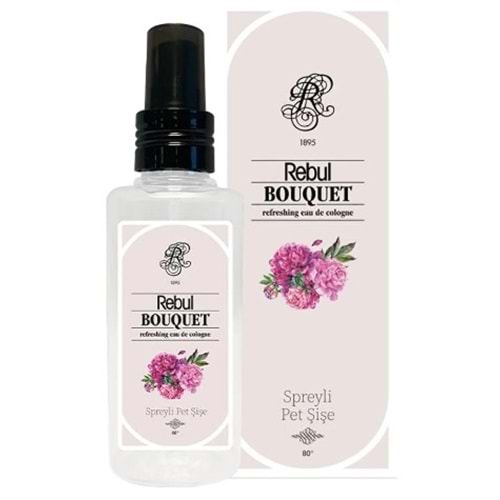 Rebul Kolonya Buket 125Ml Sprey Pet Kutulu