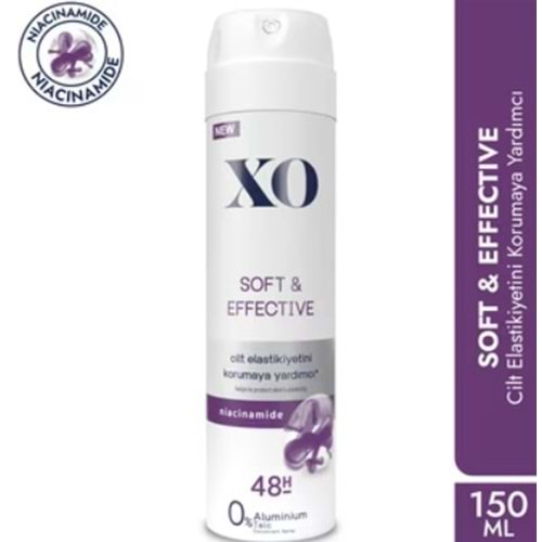 Xo Deodorant Soft Effectıve Women 150 Ml