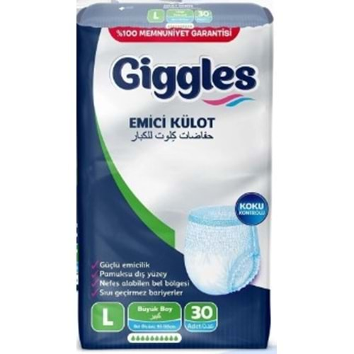 Gıggles Emıcı Külot Bez Large 30 Lu