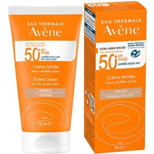 Avene Günes Kremı SPF50+ Tınted Cream 8H Hydratıon 50Ml