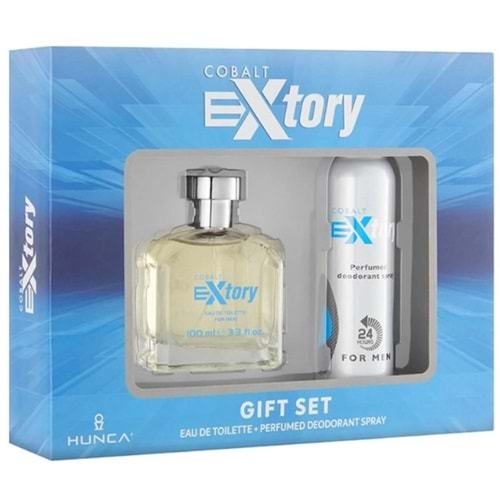 Extory Cobalt EDT 100Ml + Deo 150Ml Kofre Erkek