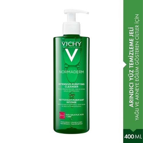 Vichy Normaderm Phytosolution Arındırıcı Jel 400Ml Pompalı