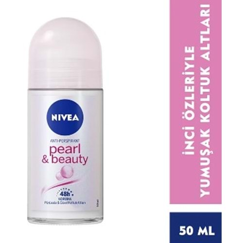 Nıvea Roll On Woman Pearl&Beauty Beyaz 50Ml