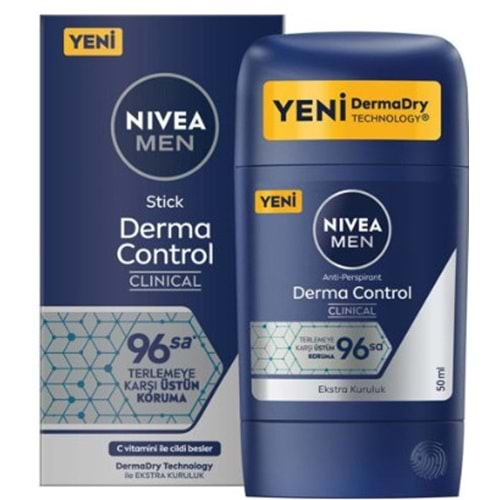 Nıvea Clınıcal Derma Control Stıck Erkek 50Ml