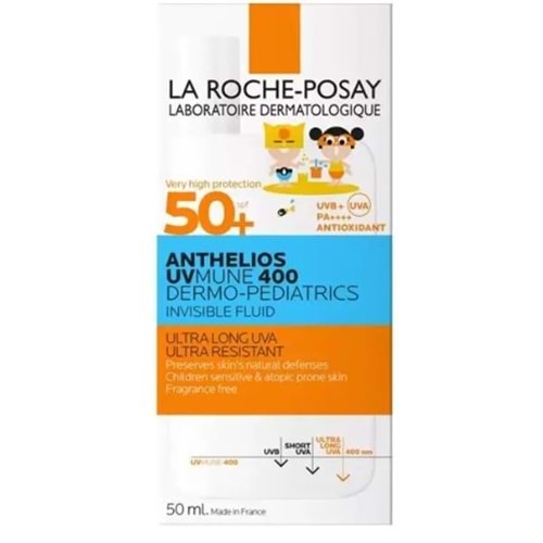 La Roche Posay Anthelıos Spf50+ Dermo-Pedıatrıcs Fluıd Invısıble 50Ml