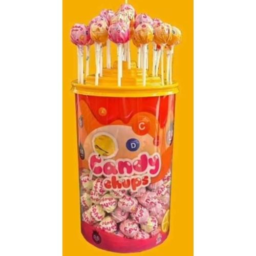Candy Chups Multıvıtamınlı Lolıpop Seker 150Lı