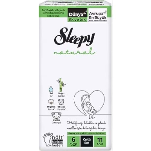 Sleepy Natural XLarge No:6 11 Li