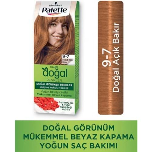 Palette Kalıcı Dogal Renkler 9-7 Doğal Açık Bakır