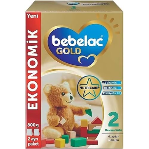 Bebelac Gold Devam Sütü 6.Aydan Itıbaren No:2 800 GR