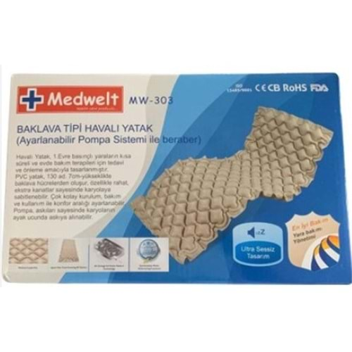 Medwelt Baklava Tıpı Havalı Yatak