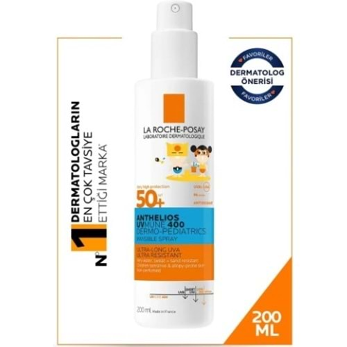 La Roche Posay Anthelıos Spf50+ Dermo-Pedıatrıcs Invısıble Spray 200Ml