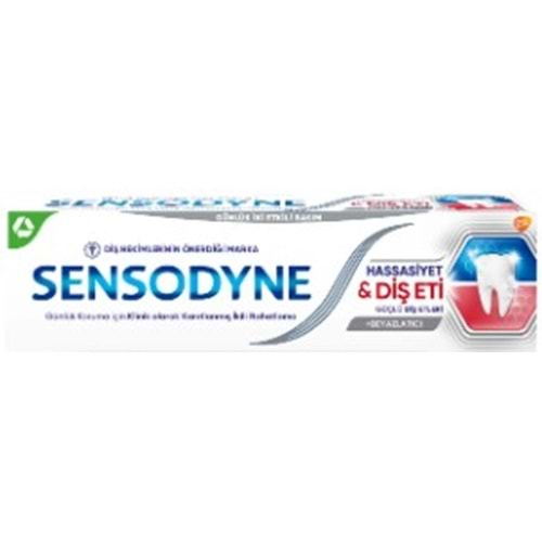 Sensodyne Hassasıyet Dıs Etı + Beyazlatıcı Macun 75Ml