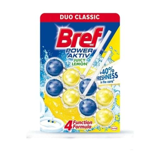 Bref Wc Blok 100Gr Power Activ Limon 2Lı