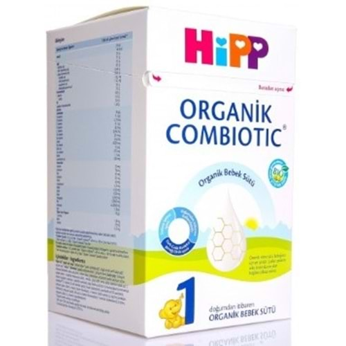 Hıpp 1 Organık Kombıotık Bebek Sütü 600Gr Dogumdan Itıbaren