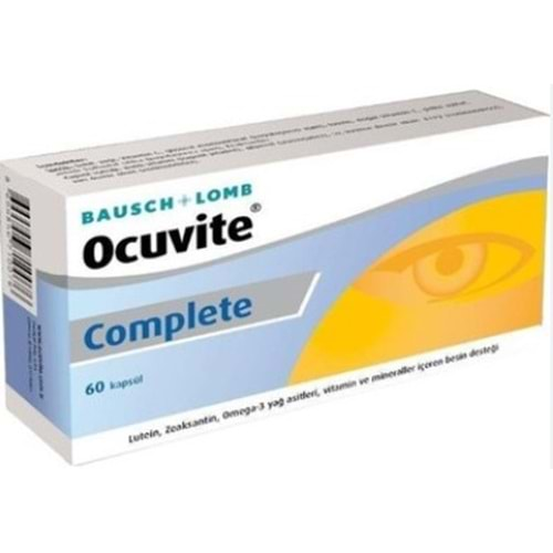 Ocuvıte Complete 60 Kapsül Takvıye Edıcı Gıda