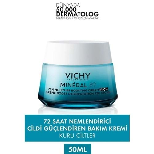 Vıchy Mıneral 89 Rıch Nemlenden Bakım Kremı 50Ml