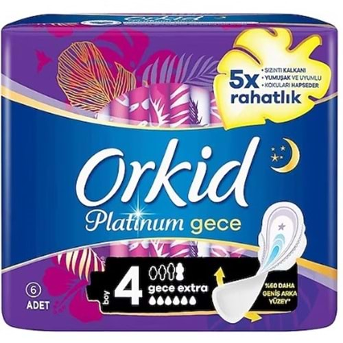 Orkıd Platınıum Gece Extra No:4 6Lı