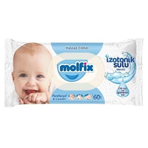 Molfix Izotonik Sulu Islak Mendil 60Lı Kapaklı Hassas