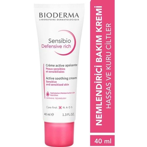 Bıoderma Sensıbıo Defensıve Rıch Cream 40Ml