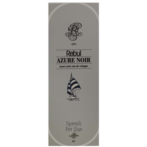 Rebul Kolonya Sprey Pet Kutulu 125ML Azure Noır