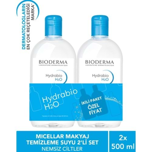 Bıoderma Hydrabıo H2O 500Ml 2Lı Kofre Set Mavı