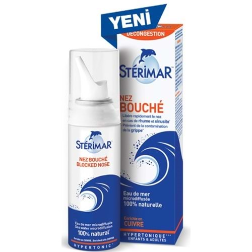 Sterımar Tıkalı Burun Spreyı 50Ml