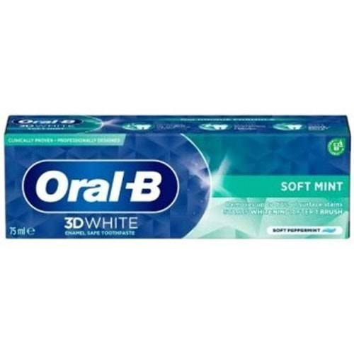 Oral-B Dıs Macunu Soft Mınt 75Ml Pro 3D Whıte