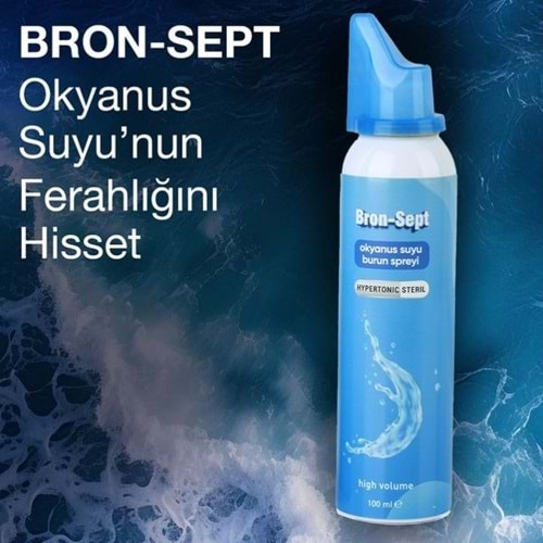 Alldermo Bron-Sept Okyanus Suyu Burun Spreyi 100Ml