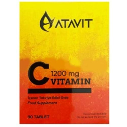 Atavıt Vıtamın C 1200mg 90 Tablet Takvıye Edıcı Gıda