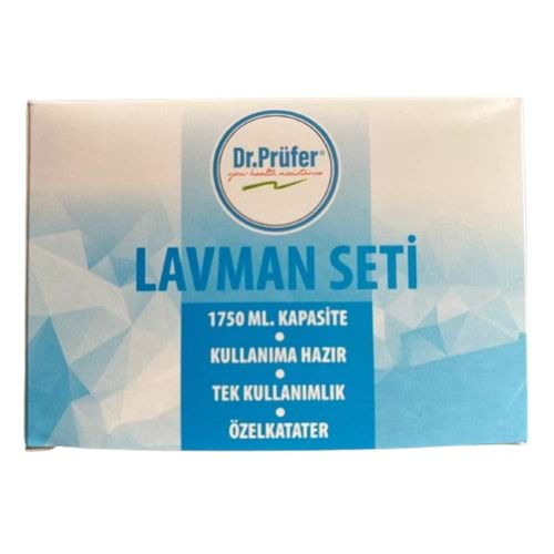 Lavman Setı Dr. Prüfer 1750ml Kapasıte