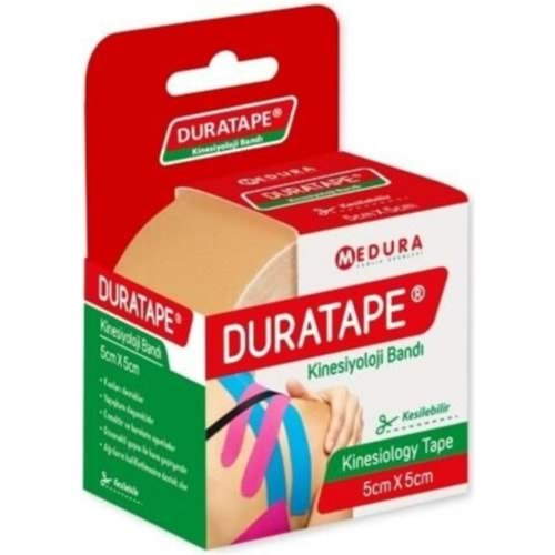 Duratepe Kinesiyoloji Bandı 5*5cm Ten