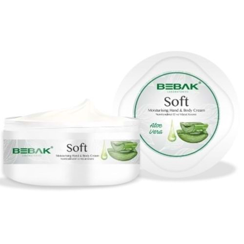 Bebak Soft Krem 300Ml Kavanoz Aloe Vera