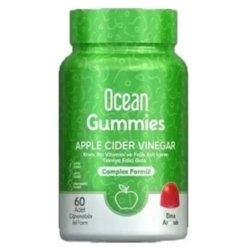 Ocean Gummies Apple Cıder Vinegar Complex 60 Çiğneme Jel