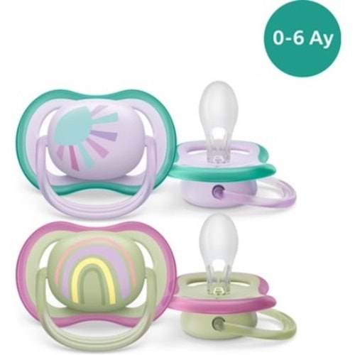 Philips Avent Ultra Air 0-6 Ay 2Lı Emzik Kız