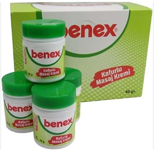 Benex Masaj Kremı Kafurlu 40g