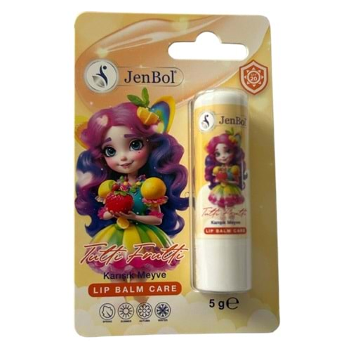 Jenbol Lıp Balm Çocuk Karısık Meyve Spf20 5g