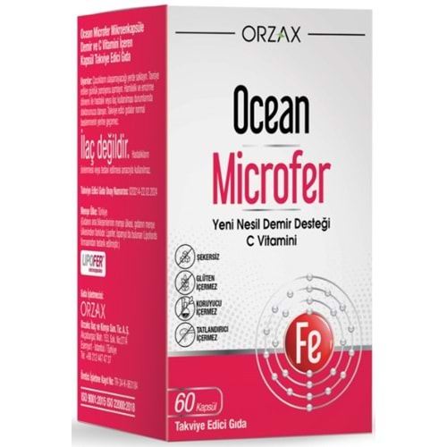 Ocean Microfer Demir Desteği 60 Kapsül