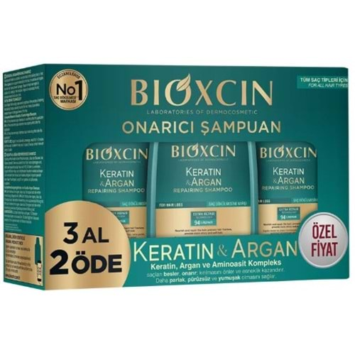 Bıoxcın Keratın-Argan Sampuan 3 Al 2 Öde 3*300Ml