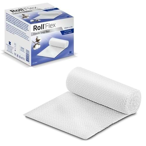 RollFlex Elastik Sargı Bezi 10Cm*2m