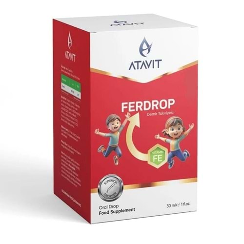 Atavit Ferdrop Demir Takviyesi Damla 30Ml