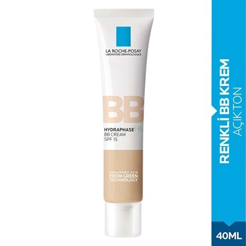 La Roche Posay Hydraphase BB Light SPF15 Renkli Nemlendirici Krem 40Ml