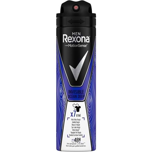 Rexona Deo Men Invisible Ocean Deep 150Ml