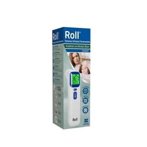 Roll Smart Temassız Kulaktan ve Alından Ateş Ölçer