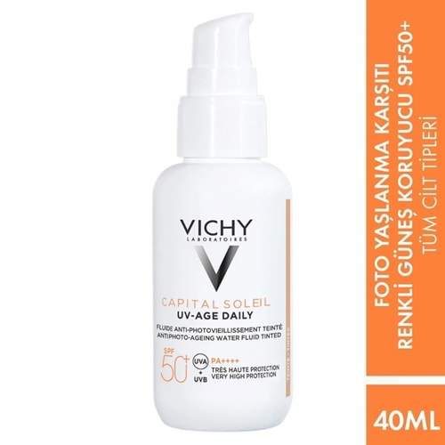 Vichy Capital Soleil UV-Age Daily Tinted Spf50+ Güneş Kremi 40 mL