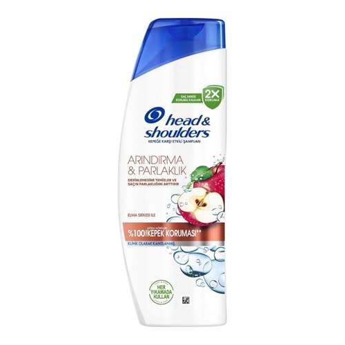 Head&Shoulders Şampuan Arındırma ve Parlaklık 330Ml