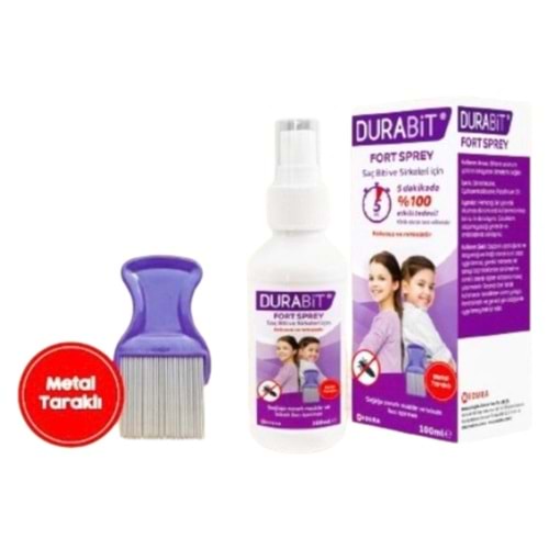Durabit Fort Sprey 100 mL, Metal Tarak Hediyeli