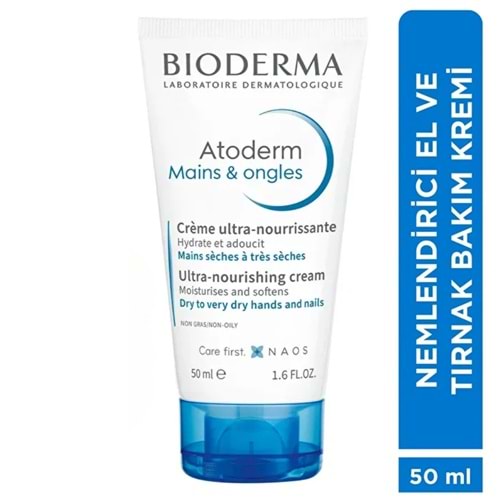 Bioderma Atoderm El ve Tırnak Kremi 50Ml